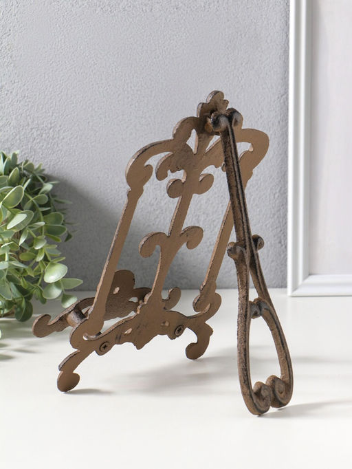 Сувенир чугун "Мольберт королевские вензели" 17х7х27 см