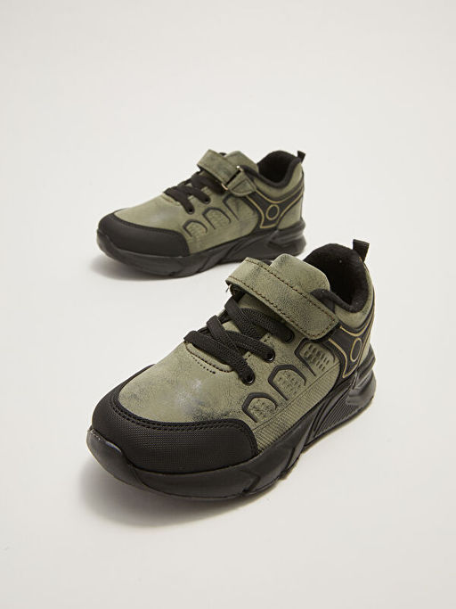 Ba?c?k ve C?rt C?rtl? Erkek ?ocuk Trekking Ayakkab? - Waikiki фото 3