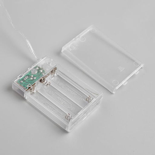 Гирлянда Нить 5 м роса, IP20, медная нить, 50 LED, 2 режима, батарейки AAх3 (нет в комплекте), свечение белое - Luazon lighting фото 4