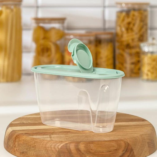 Ёмкость для хранения сыпучих продуктов, 900 мл, пластик, МИКС