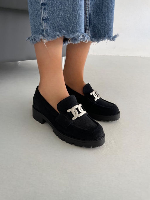 57103171052, Лоферы женские, ARGO Натуральная замша  фото 3