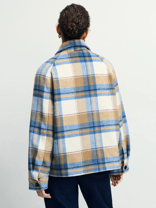 Куртка-рубашка в клетку оверсайз / Zarina