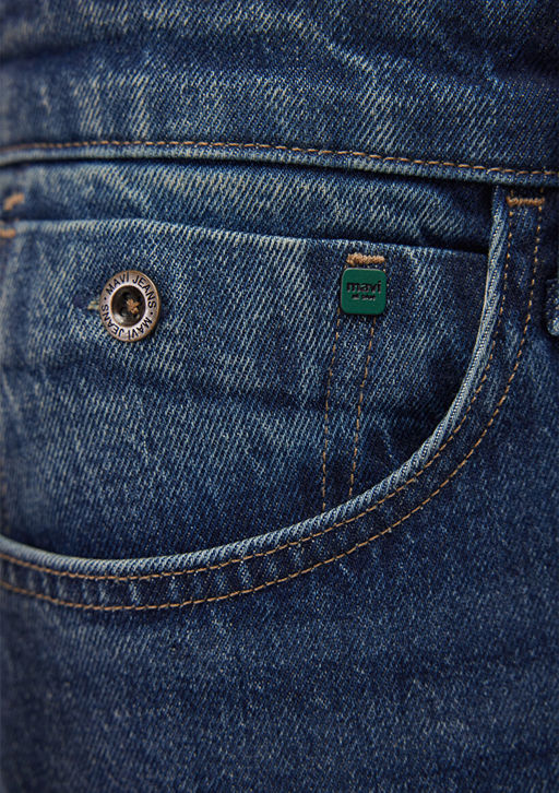 London Regenerative Koyu Mavi Denim Jean Pantolon  фото 9