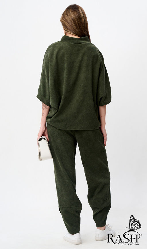 Костюм "Boho" микровельвет еловый Цвет:как на фото