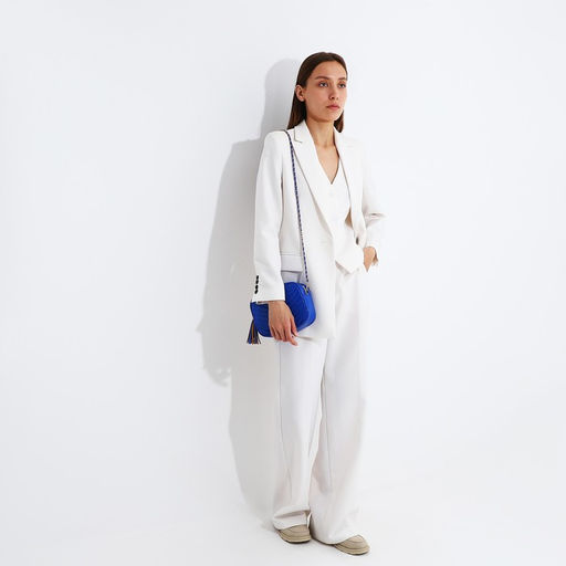 Сумка кросс-боди на молнии, цвет синий - Simaland фото 5