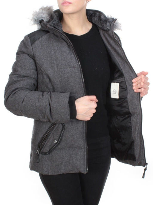B-21 DARK GRAY Куртка зимняя женская (200 гр. холлофайбера) - Fashion фото 6