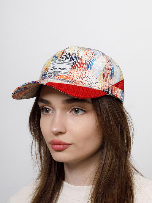 Бейсболка HERMAN арт. SONNY (красный / желтый / синий)