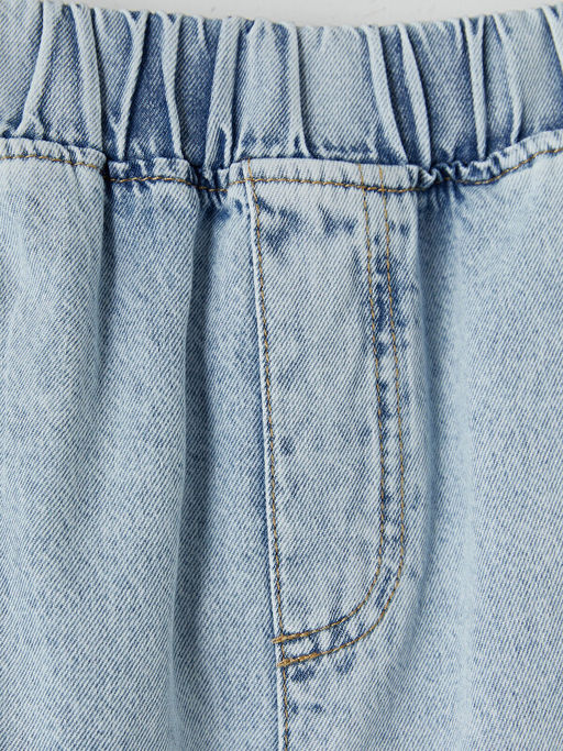 Fiyonk Detayl? K?z ?ocuk Jean Kapri
