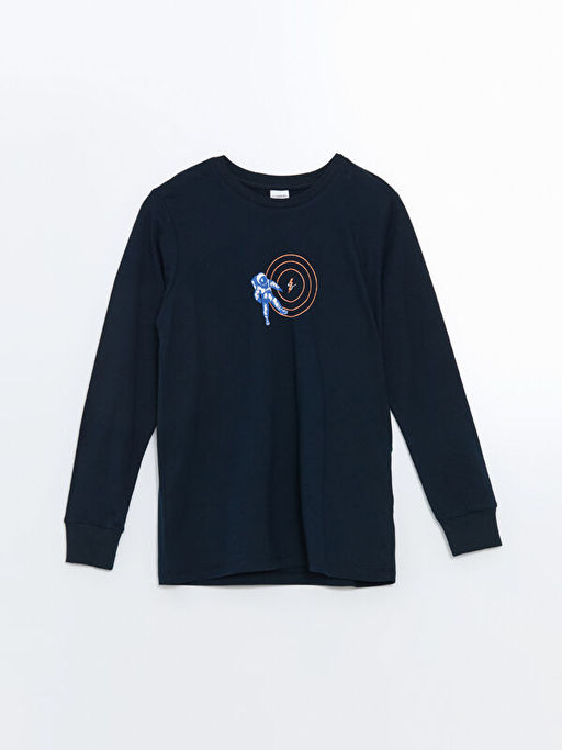 Bisiklet Yaka Erkek ?ocuk Pijama Tak?m? - Waikiki фото 2