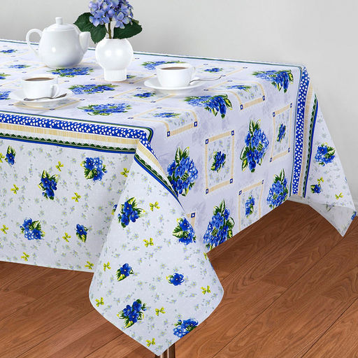 "Виола" Скатерть рогожка 220х150см, 171г/м2, хлопок 100%, "Домашняя мода" (Россия)