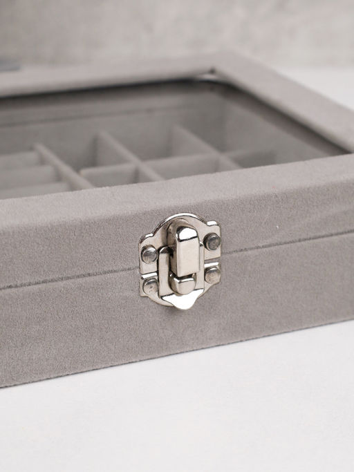 Шкатулка серая 20х15х4,5 см / XY2845-2 /уп 50/ - Галеонтрейд фото 4