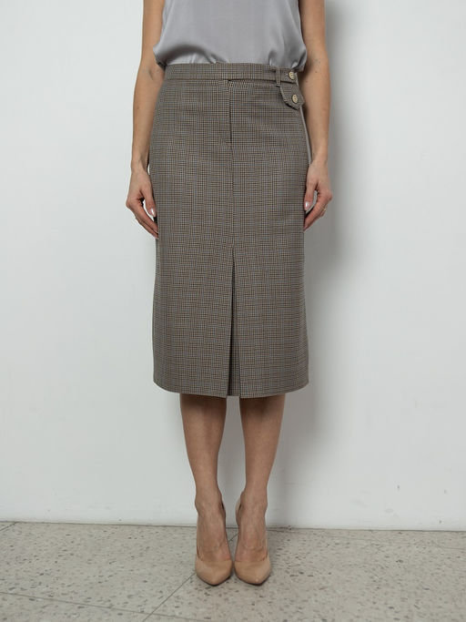 юбка, прямого силуэта на подкладке с притачным поясом - Трика фото 4