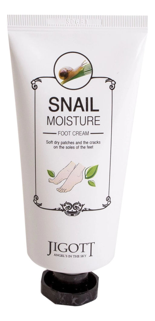 Jigott Snail Moisture Foot Cream,100ml - Крем для ног с муцином улитки  фото 2
