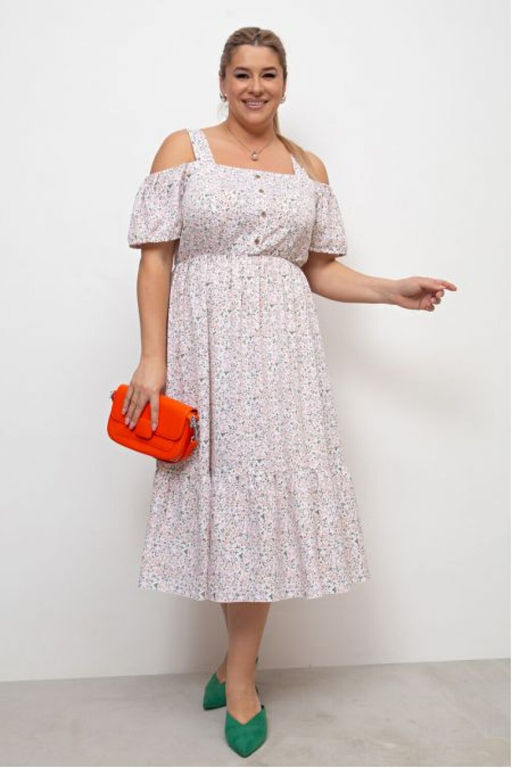 Платье Luxury Moda 1186 молочный