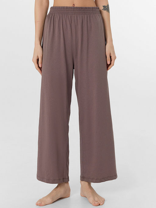 Комплект домашний женский коричневый с цветочным принтом - Mark formelle фото 6