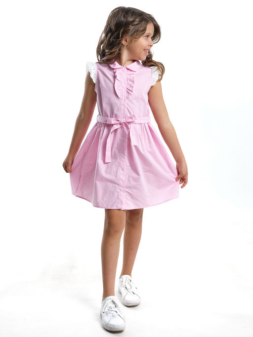 Платье летнее вечернее UD 4563 роз.клетка - Mini maxi фото 5