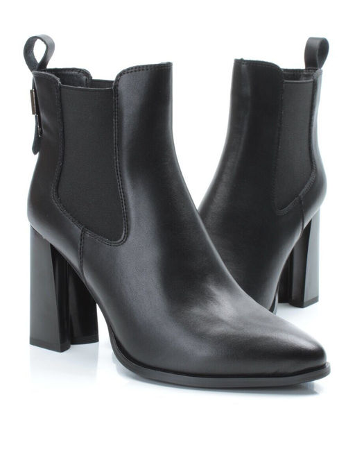 01-PCT168-1 BLACK Ботинки Челси демисезонные женские (натуральная кожа, байка) - Фабричный китай фото 12