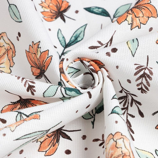 Скатерть Доляна Oleander 149х220 см, 100% хлопок, рогожка 164 г/м2  фото 5