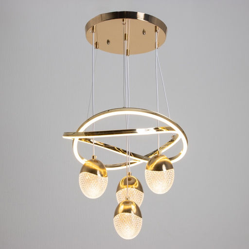 Светильник «Лансед» LED 150 Вт 3000-6000К золото 40×40×100 см
