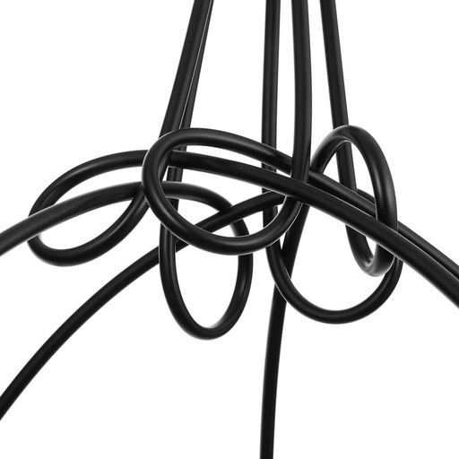 Люстра «Узел» E27 5×40 Вт черный 54×54×40 см