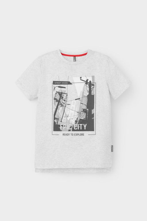 Crockid _ КР 302635/св.серый меланж к520 фуфайка для мал фото 2