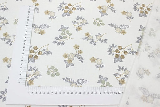 Муслин Премиум двухслойный гладкий Асель, ш.2.5м, хлопок-100%, 120гр/м.кв - Купава фото 3