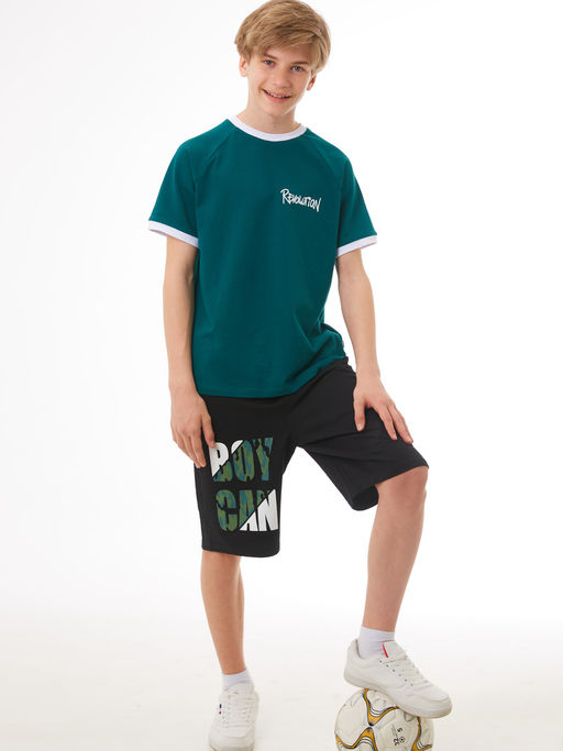 Футболка темный изумруд 231161404а - Nota bene фото 2