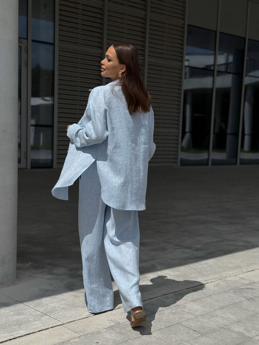 Костюм DilanaVIP 2105 голубой - Dilana vip фото 2