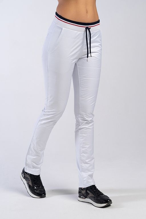 Брюки из тонкого футера с плащевкой - А+б коллекция фото 3