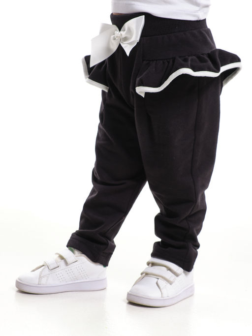 Брюки для девочки UD 0206 черный - Mini maxi фото 3