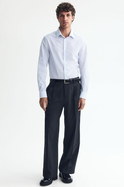 Camisa de f?cil planchado Slim Fit - H&m фото 12