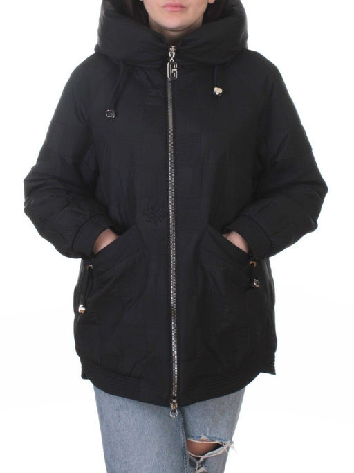 A05 BLACK Куртка стеганая зимняя женская (150 гр. холлофайбер)