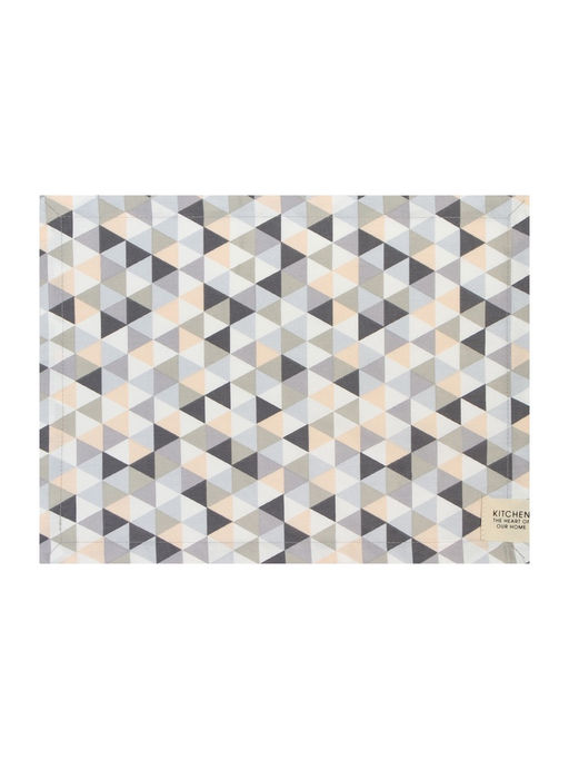 Набор салфеток «Этель. Треугольники», 30×40 см - 2 шт., сатин 110 г/м²