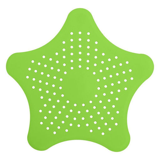 Ситечко-улавливатель волос для ванны 15х15см, силикон DH34-121