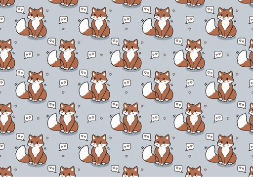 Обложка для паспорта Аниме Many fox love, плотность 560 мкм