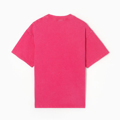 Футболка из вареного хлопка женская Mist Icon, размер S, розовая