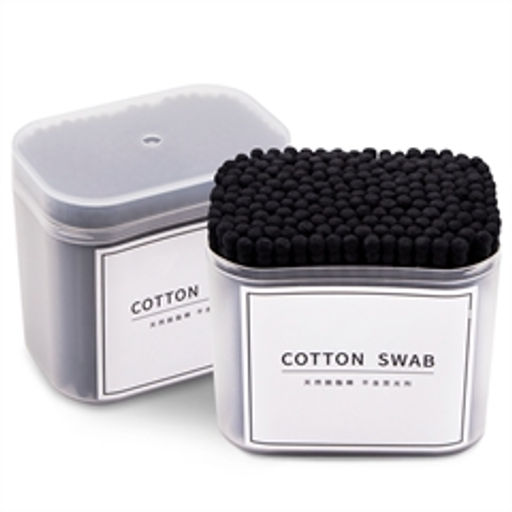 Ватные палочки. Cotton Swab (Чёрные) - Зеленая коробка фото 2