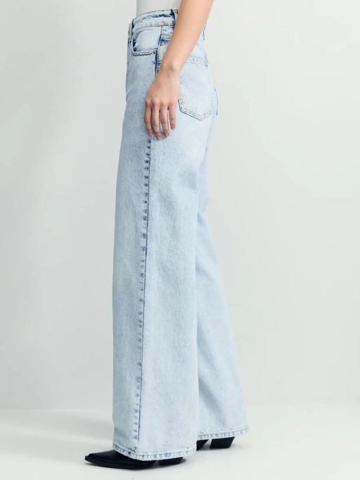 Джинсы wide leg с высокой посадкой / Zarina  фото 3