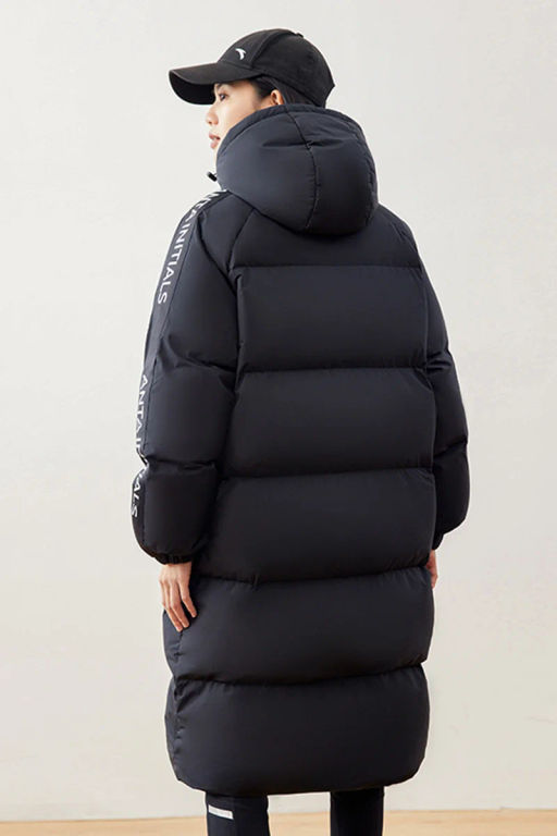 Пуховик удлиненный Черный - Anta sport фото 2