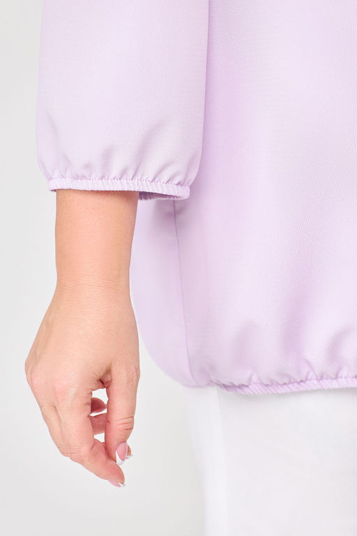 Блуза Swallow 803.2 черный+серебряный узор фото 516