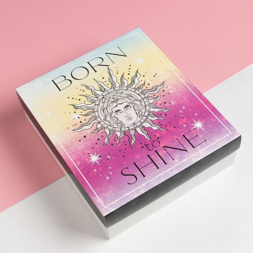 Набор подарочный «Этель» Born to shine, полотенце, повязка, носки