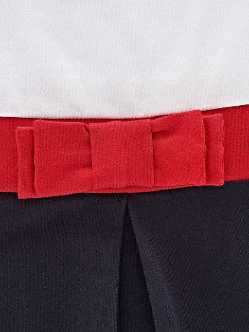 Платье для девочки UD 1809 син/белый - Mini maxi фото 5