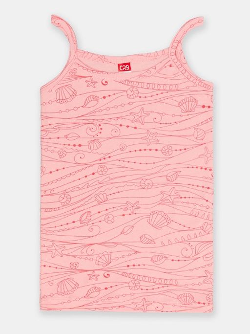 CRB wear/CSJG 20085-27 Майка для девочки,розовый/Ex.Cherubino