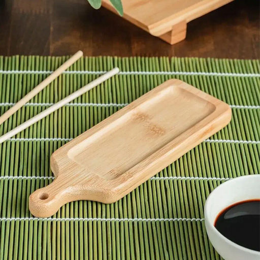 Блюдо прямоугольное 20,5*7*1,5см БАМБУК СЕРВИРОВКА арт. КТ-СБ-ПР-003