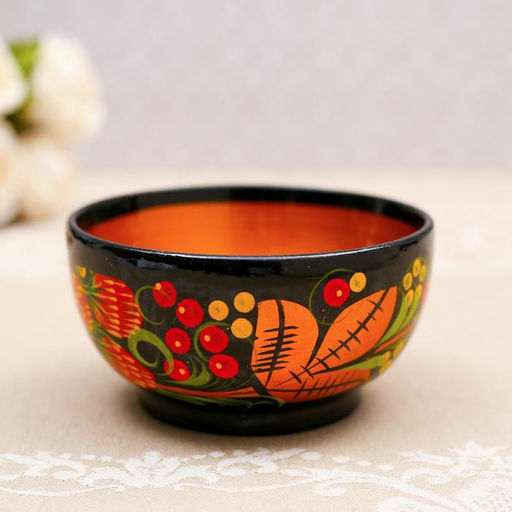 Салатник деревянный хохлома «Малый», 11×6 см