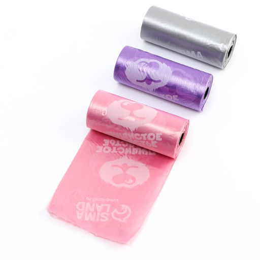 Цена за 15 шт. Пакеты для уборки за собаками в шоубоксе Пушистое счастье (15 рулонов по 15 пакетов, 22 х 30 см)  фото 4