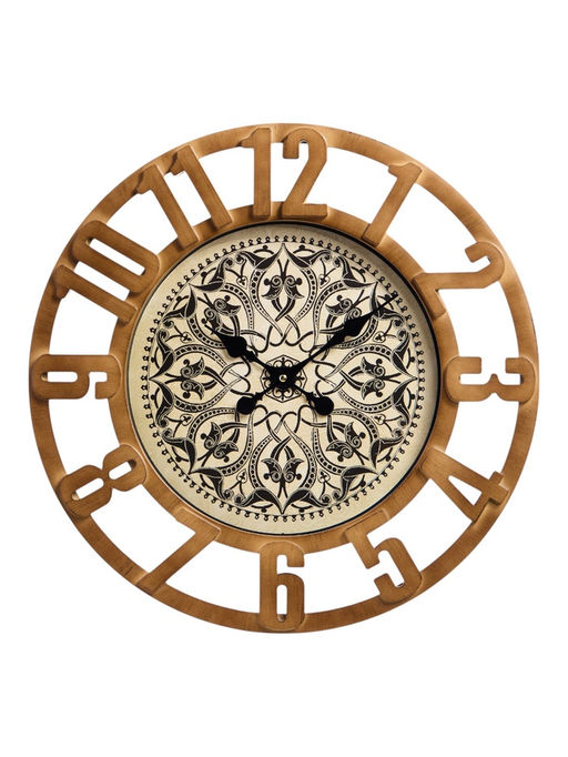 Часы настенные интерьерные «Роспись», бесшумные, плавный ход, d=50 см