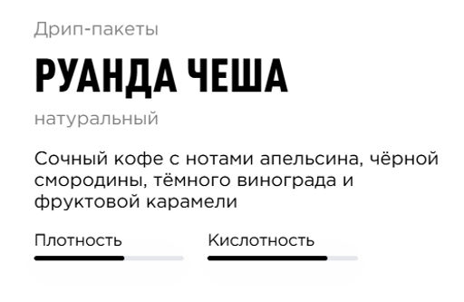 Кофе Tasty Coffee Руанда Чеша набор 10 дрип-пакетов  фото 3