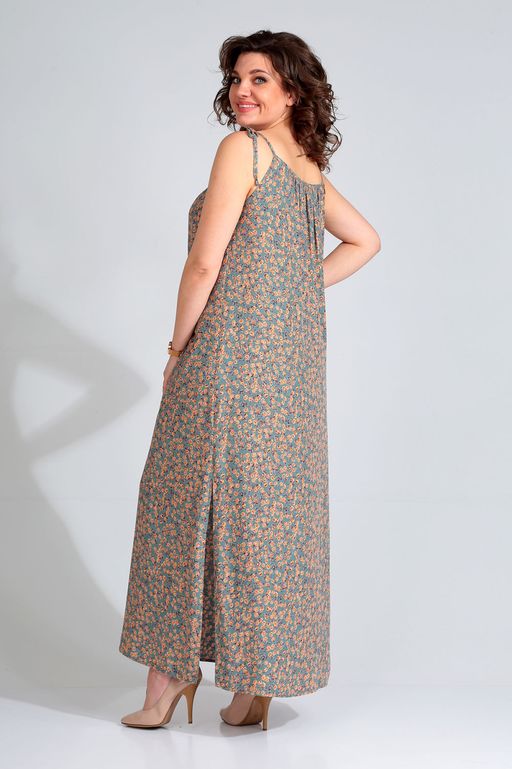 Костюм Liona Style 589 зеленый/бежевый  фото 2