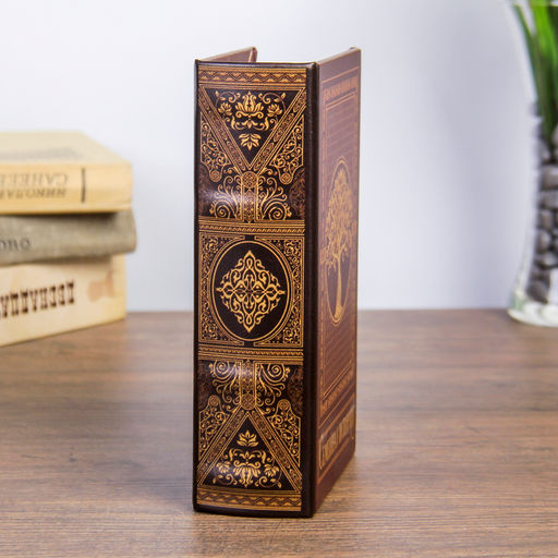 Сейф дерево книга кожзам "Семейная история" 17х11х5 см